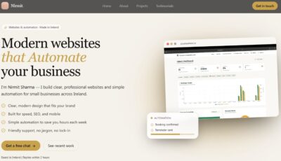 Create Digital Ireland - Website and Automation